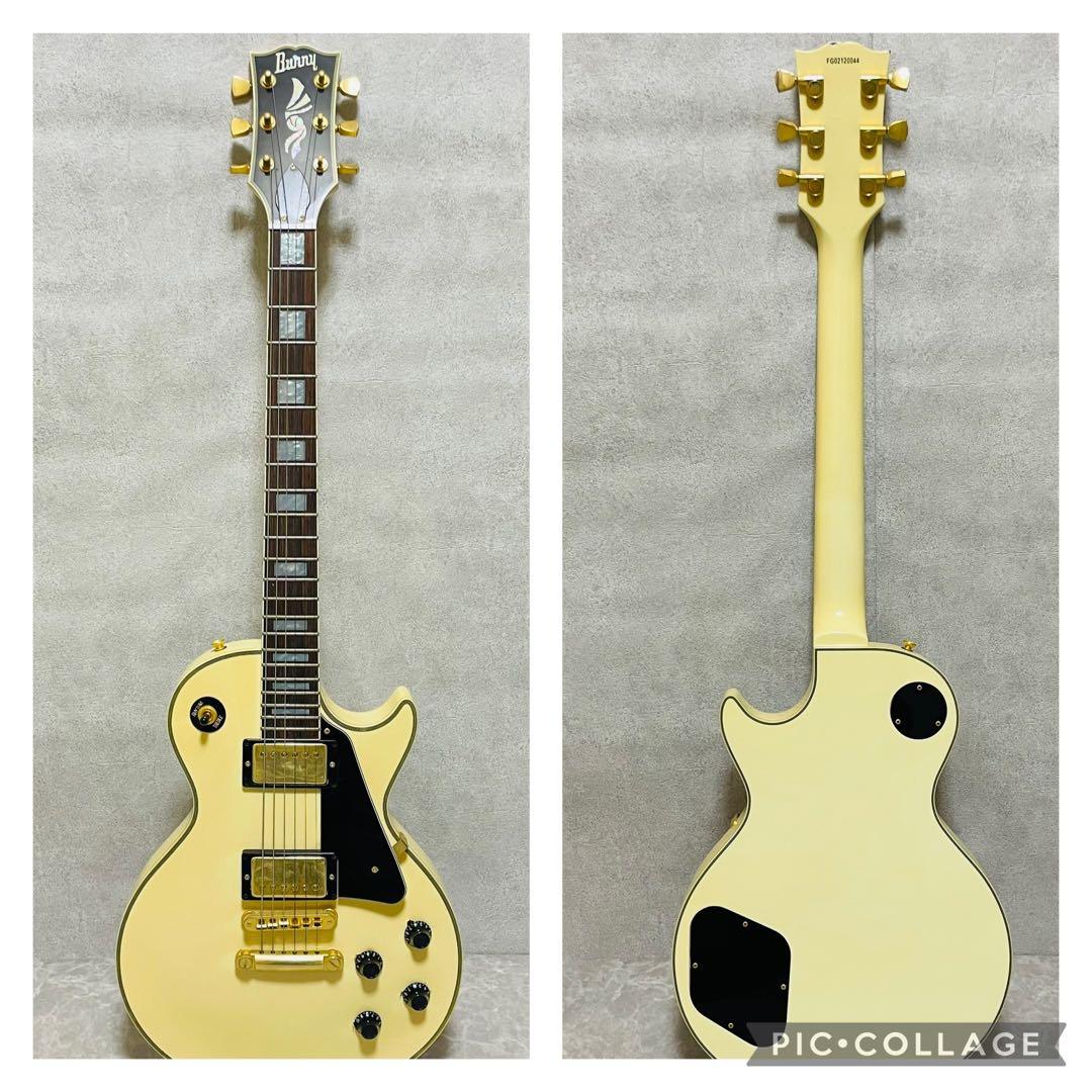 美品　Burny バーニー レスポール カスタム フェルナンデス ホワイト