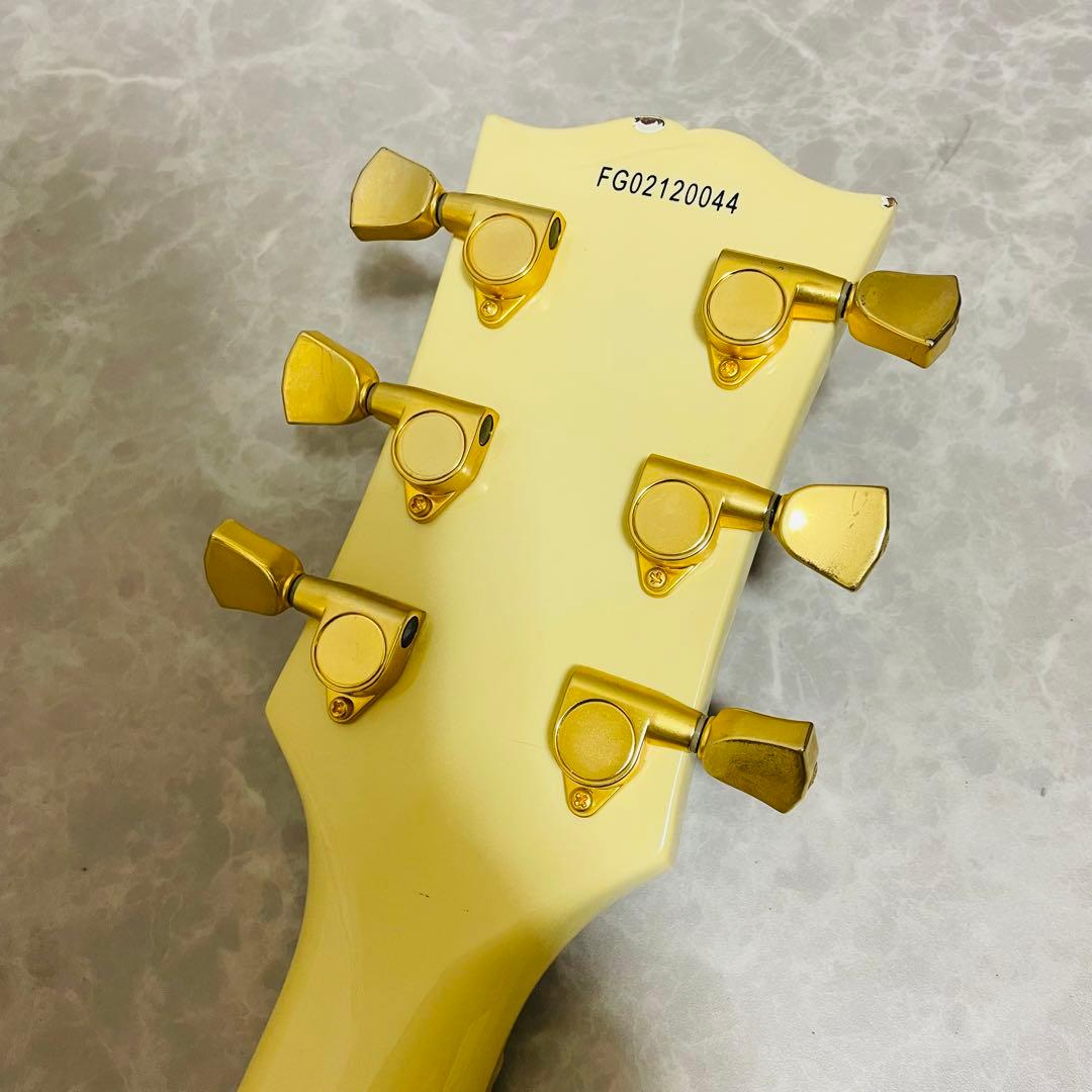 美品　Burny バーニー レスポール カスタム フェルナンデス ホワイト