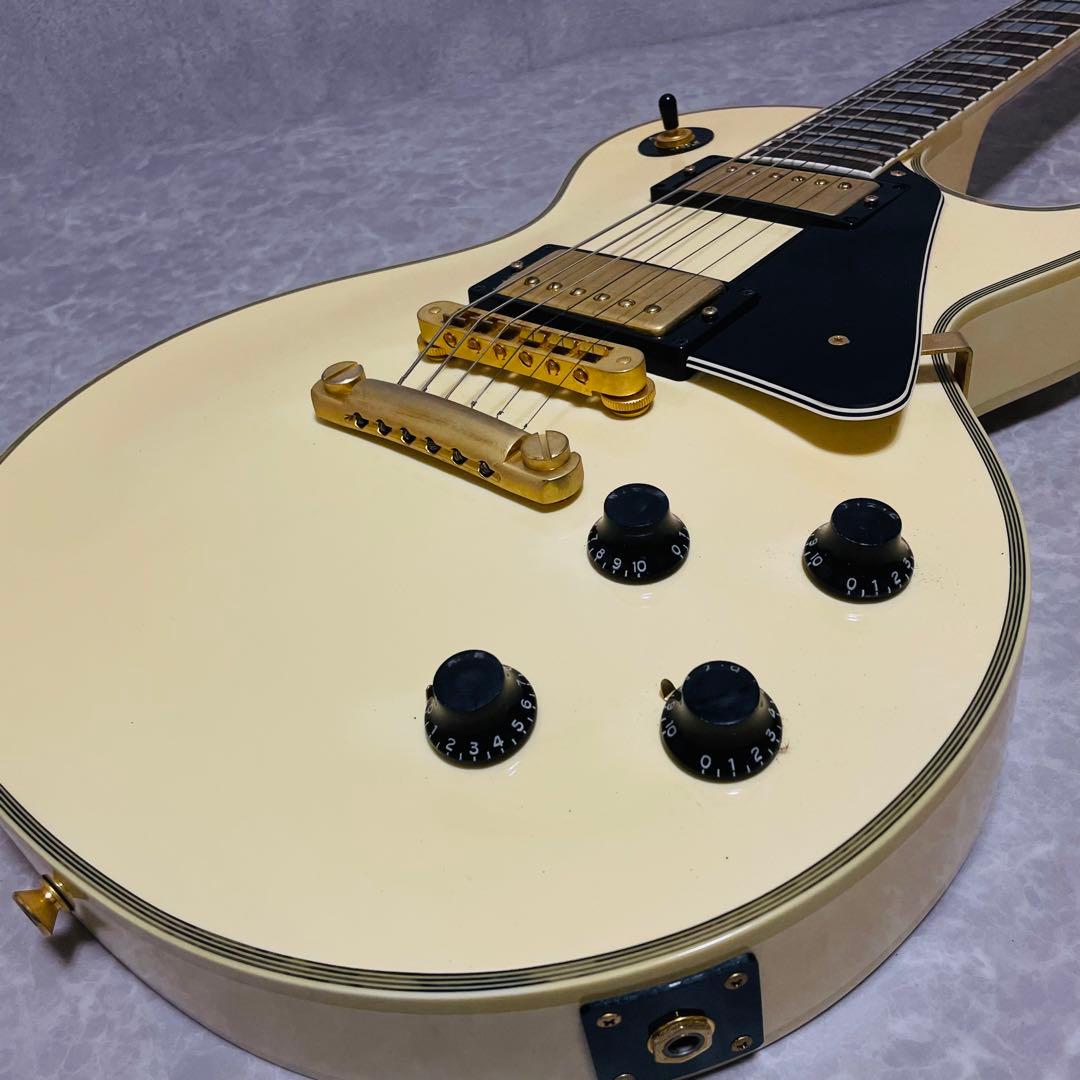 美品　Burny バーニー レスポール カスタム フェルナンデス ホワイト