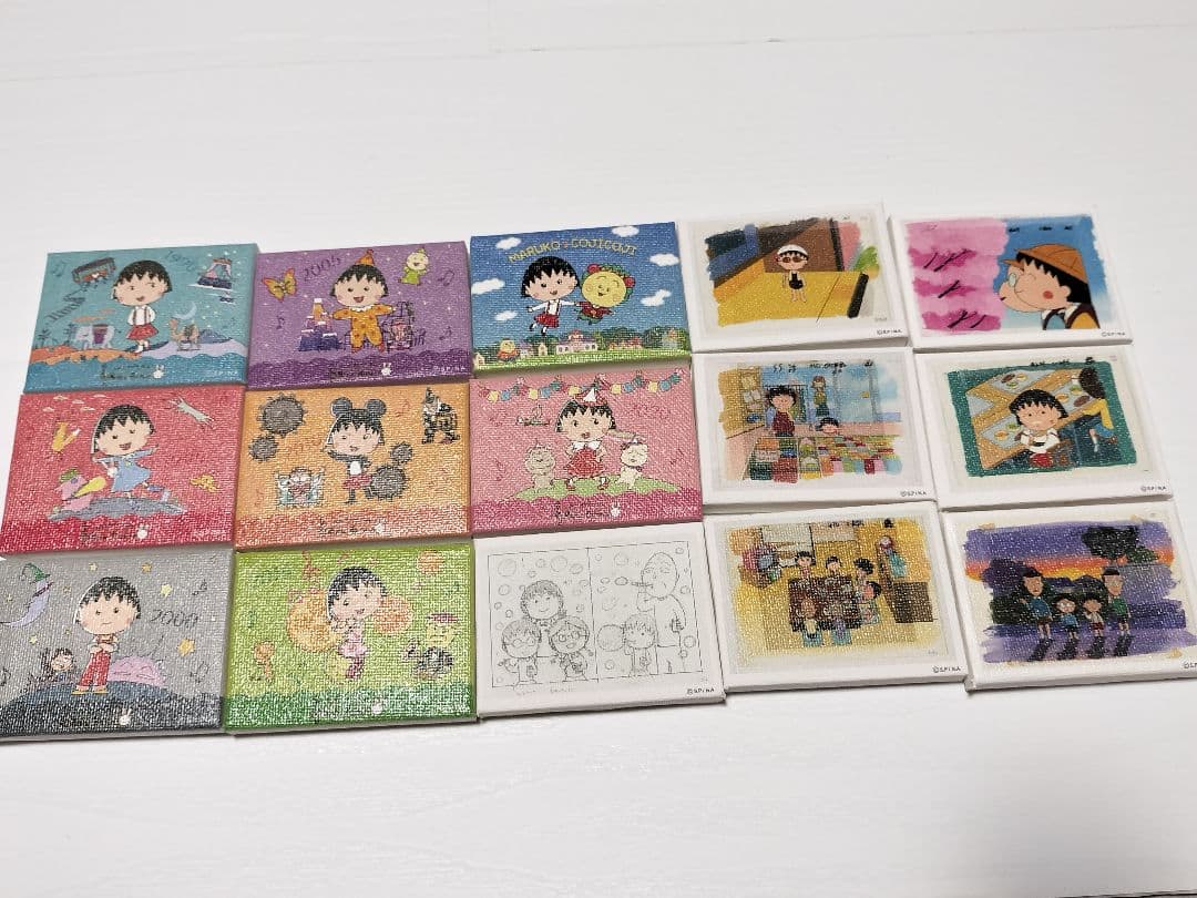 新品　ちびまる子ちゃん展　会場限定　ミニキャンパス　セット　さくらももこ