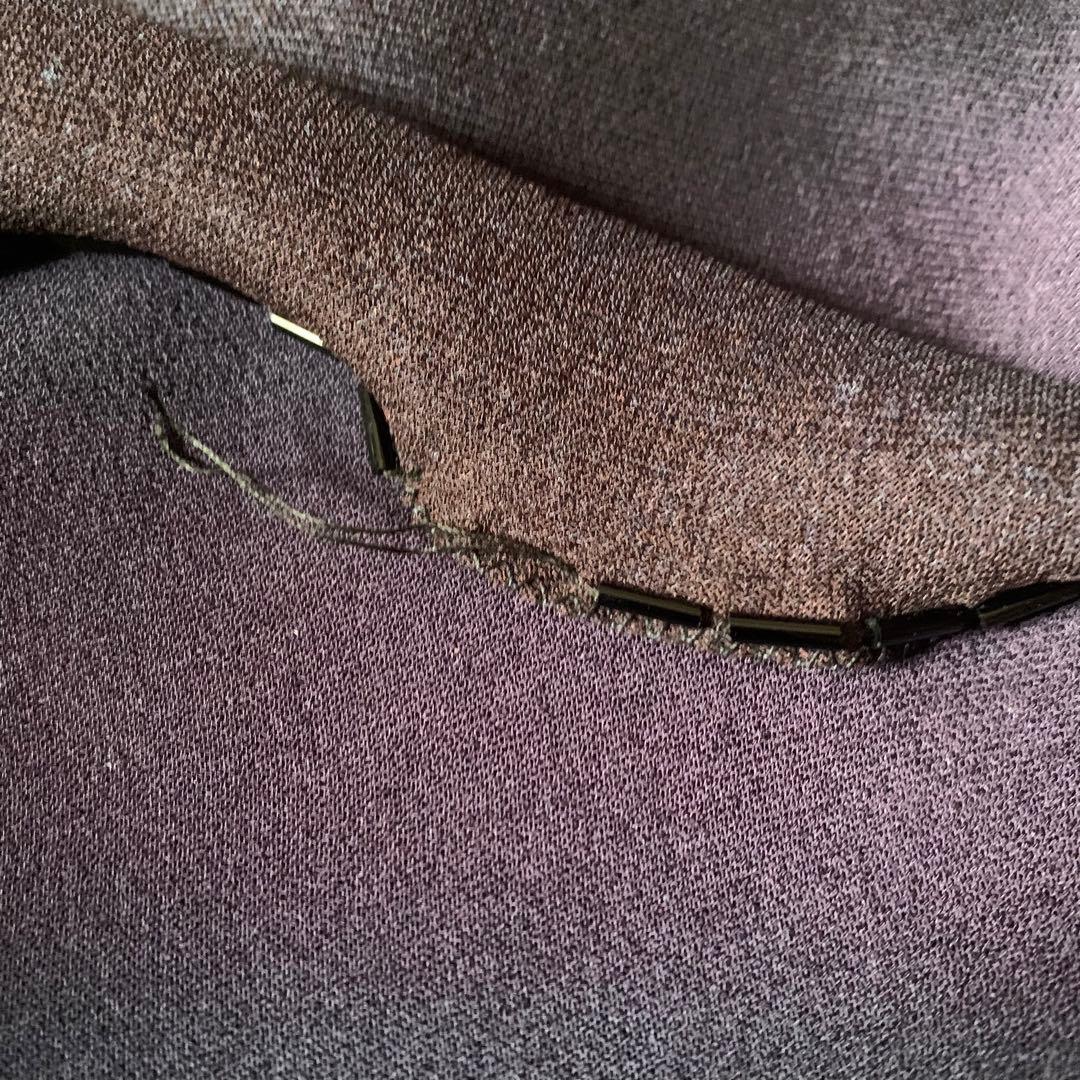 PRADA ジョーゼット シルク スカート ネイビー　タグ付き