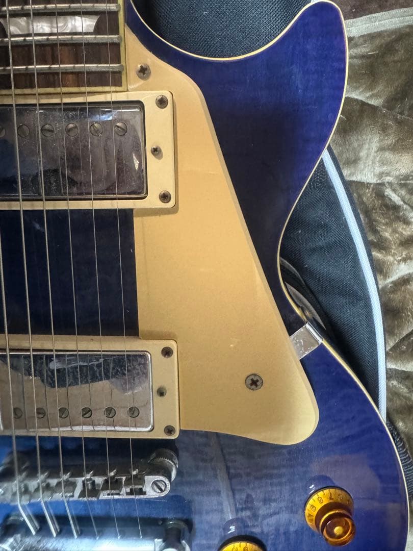 売り切り‼️Epiphone Les Paul Standard 青 ケース付き