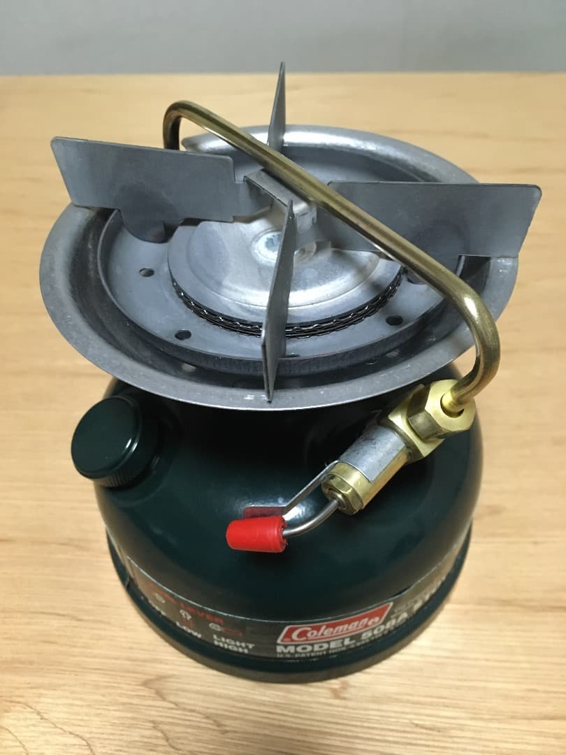 coleman　508A　コールマン　ストーブ　フューエルファネル付き