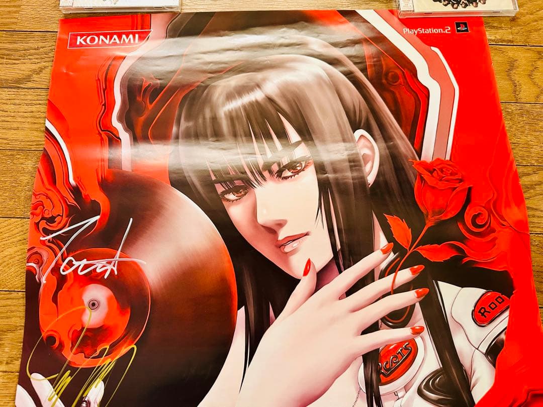 beatmaniaⅡDX RED11 B2ポスター 直筆サイン入り激レア