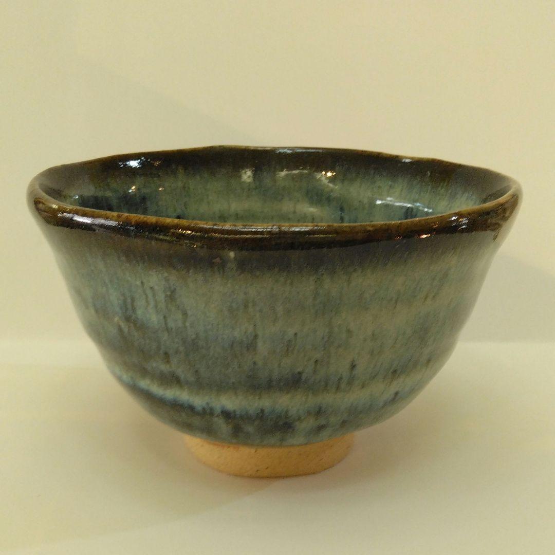 [未使用] 岡本研作 酒津焼 抹茶碗 / 六代目 / 皇室献上窯