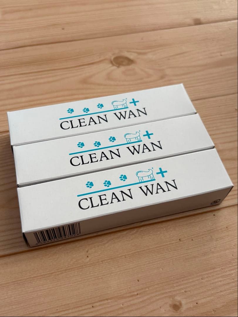 クリーンワン3本セット　2本新品・1本1回のみ使用　犬猫用歯磨き粉　口腔ジェル