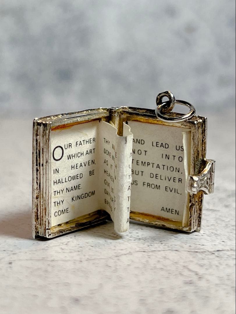 アンティーク　ペンダント　聖書　ホーリーバイブル　ネックレス
