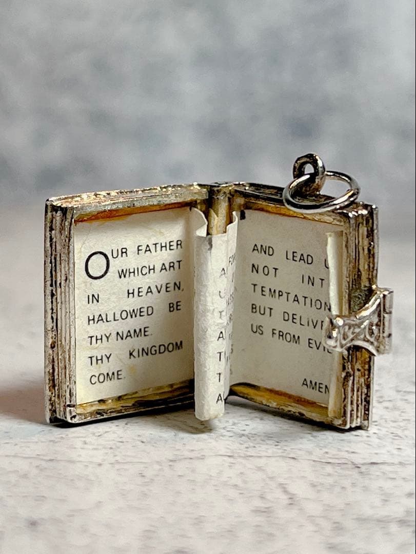 アンティーク　ペンダント　聖書　ホーリーバイブル　ネックレス