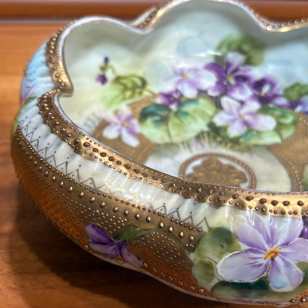 金彩アンティークマイセン　可愛いお皿