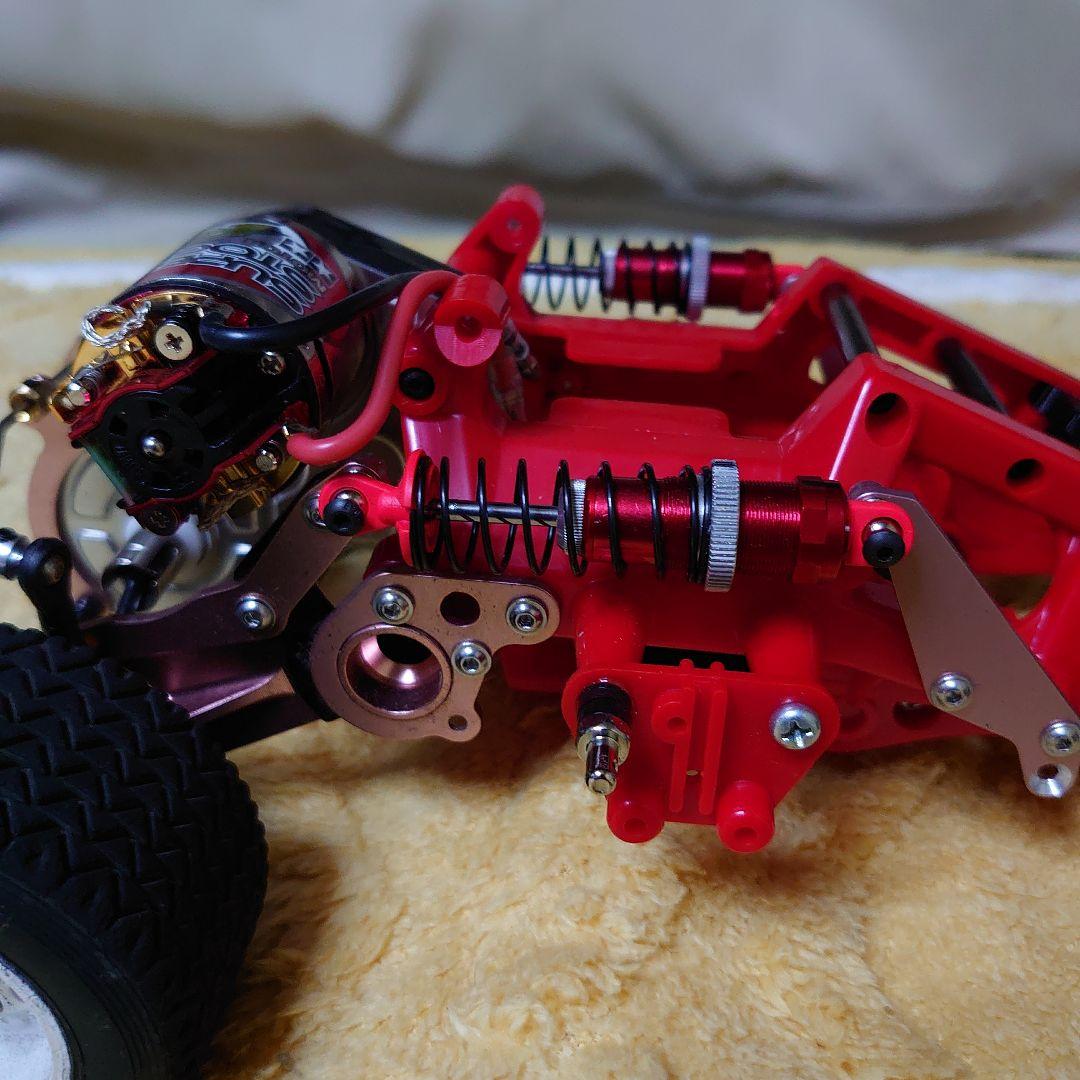 タミヤ　マイティフロッグ　カスタム　ランチャ037ラリーボディ付き