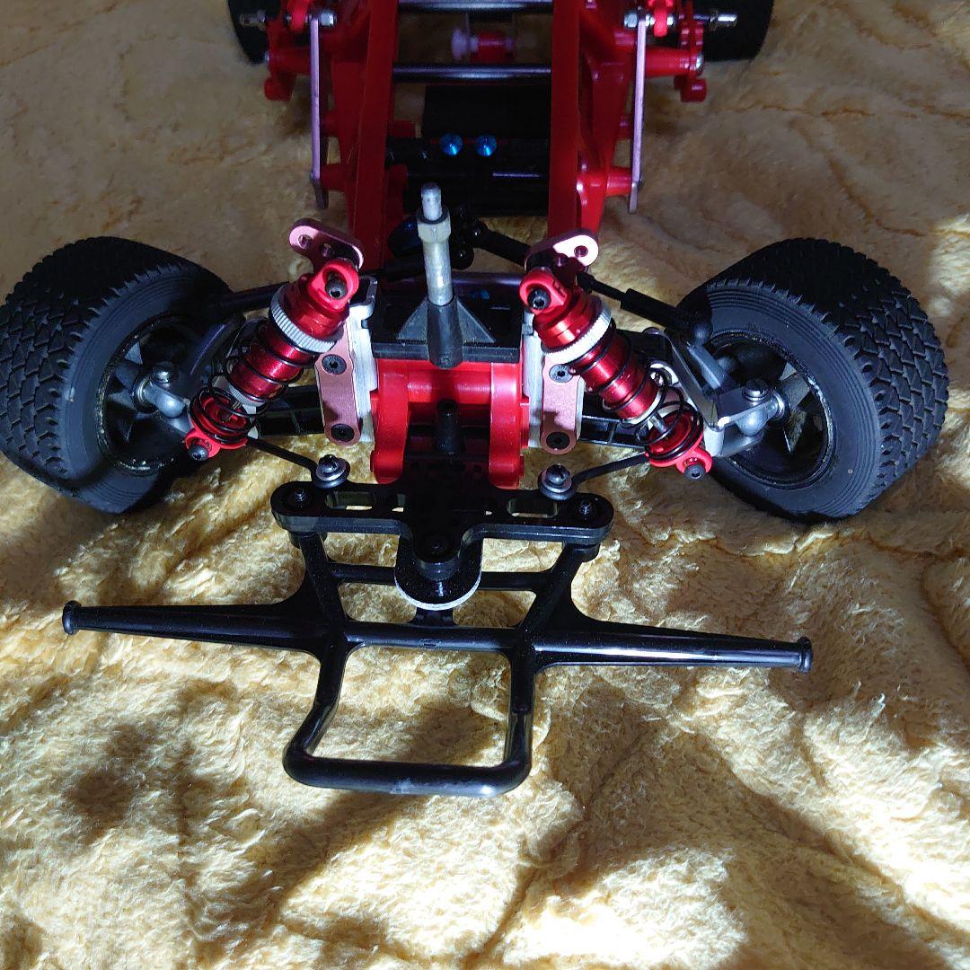 タミヤ　マイティフロッグ　カスタム　ランチャ037ラリーボディ付き