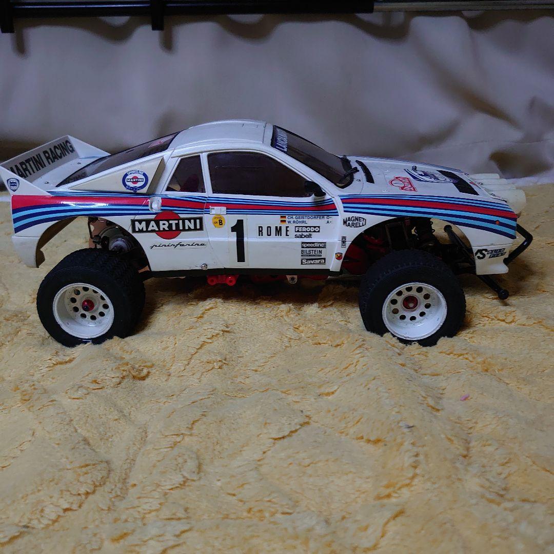 タミヤ　マイティフロッグ　カスタム　ランチャ037ラリーボディ付き