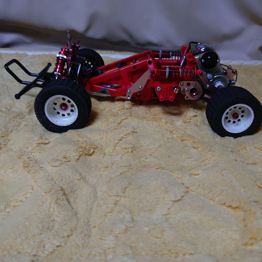 タミヤ　マイティフロッグ　カスタム　ランチャ037ラリーボディ付き