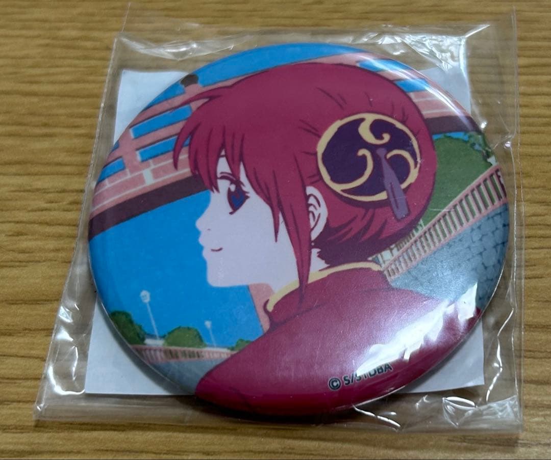 激レア 銀魂 j-world 缶バッジ オープニング 神楽 缶バッジ