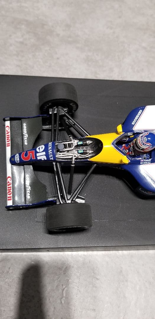 【レア】ミニチャンプス　1/18 ウィリアムズ FW14 マンセルライドオンセナ