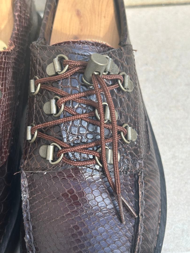 エンジニアードガーメンツ SEBAGO overlap DK brown