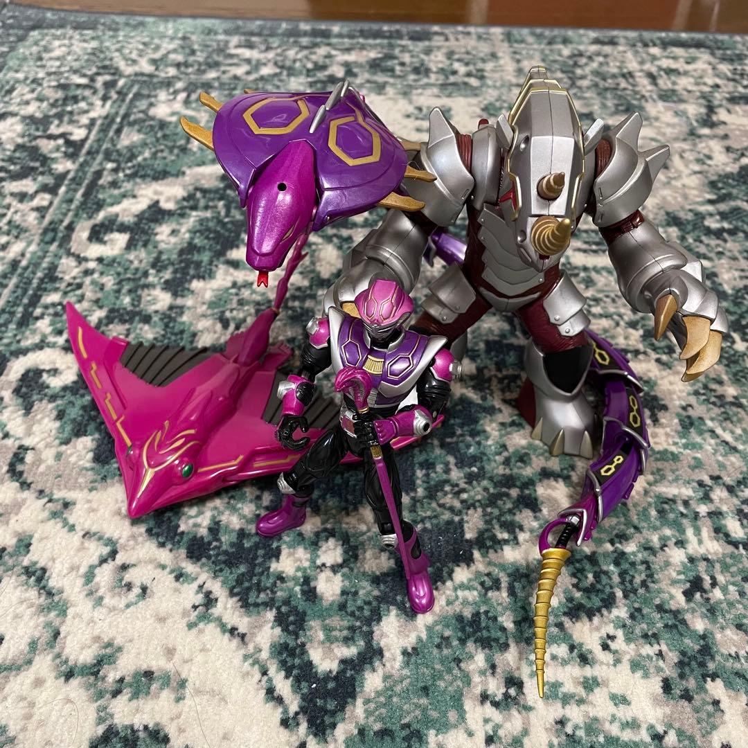 【7個セット】仮面ライダー　龍騎　R&M 王蛇　ナイト　ゾルダ　オーディン