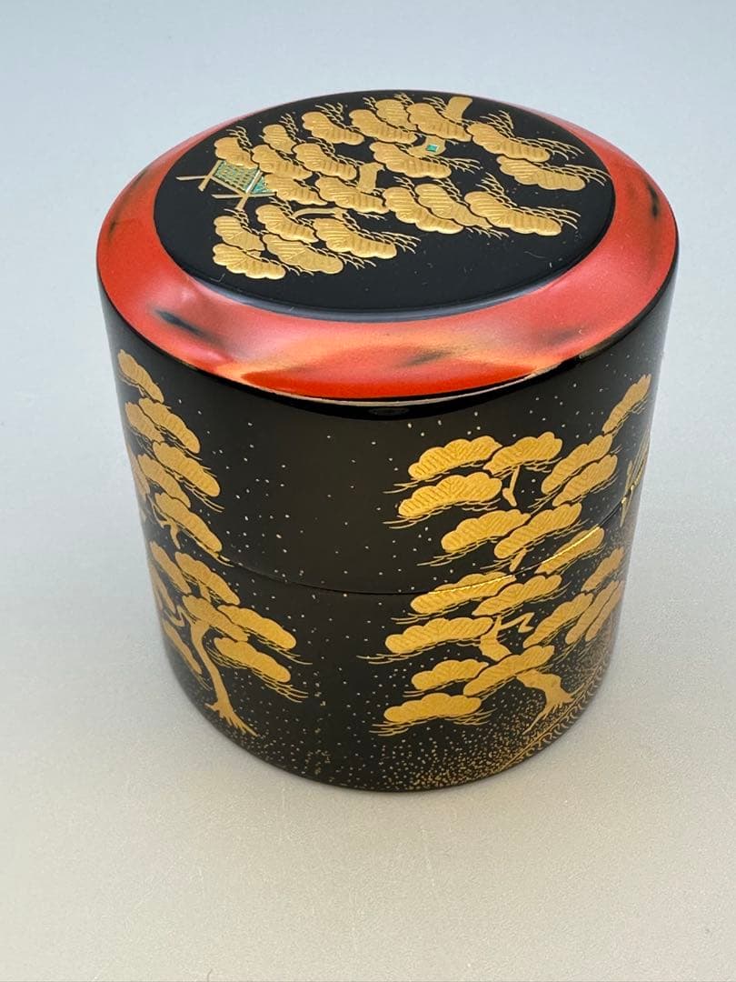 茶道具　棗　和田寿峰　住吉蒔絵