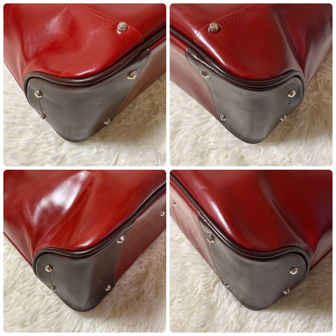 【未使用】Kiefer neu キーファーノイ ビジネスバッグ トートバッグ 赤