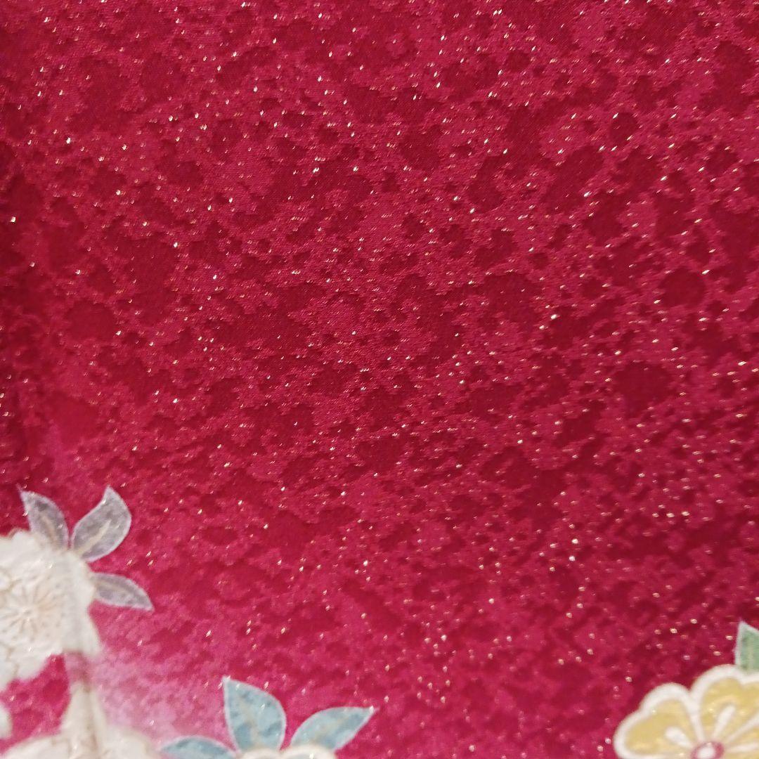 赤古典　振袖フルセット　正絹