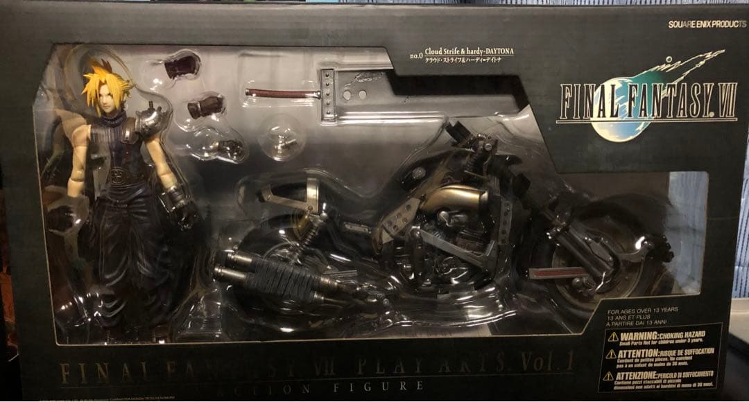 ファイナルファンタジー7 ACアドベントチルドレンクラウド バイク フィギュア大