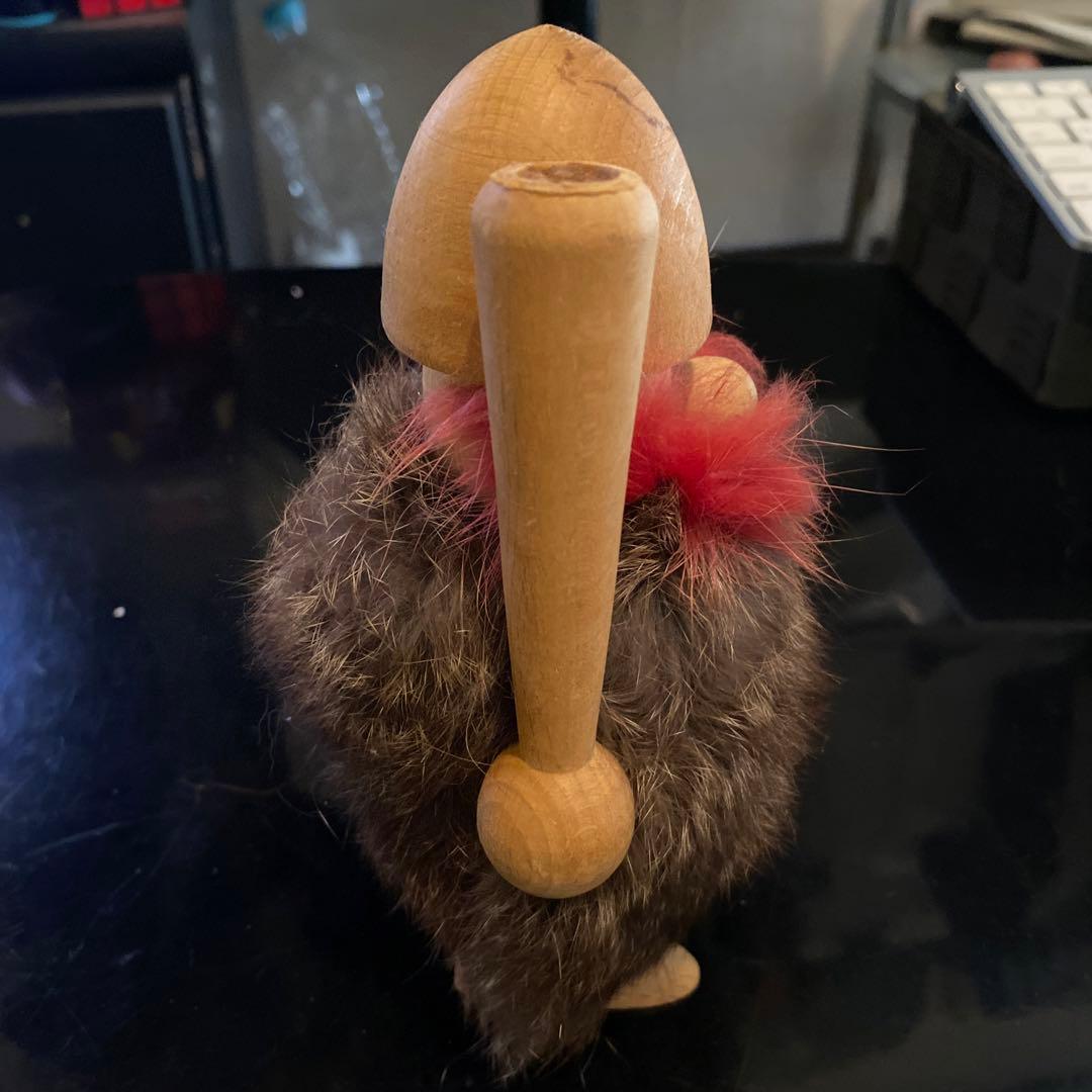 ノギンス　バイキング人形　北欧　ヴィンテージ　赤ひげ　つのなし