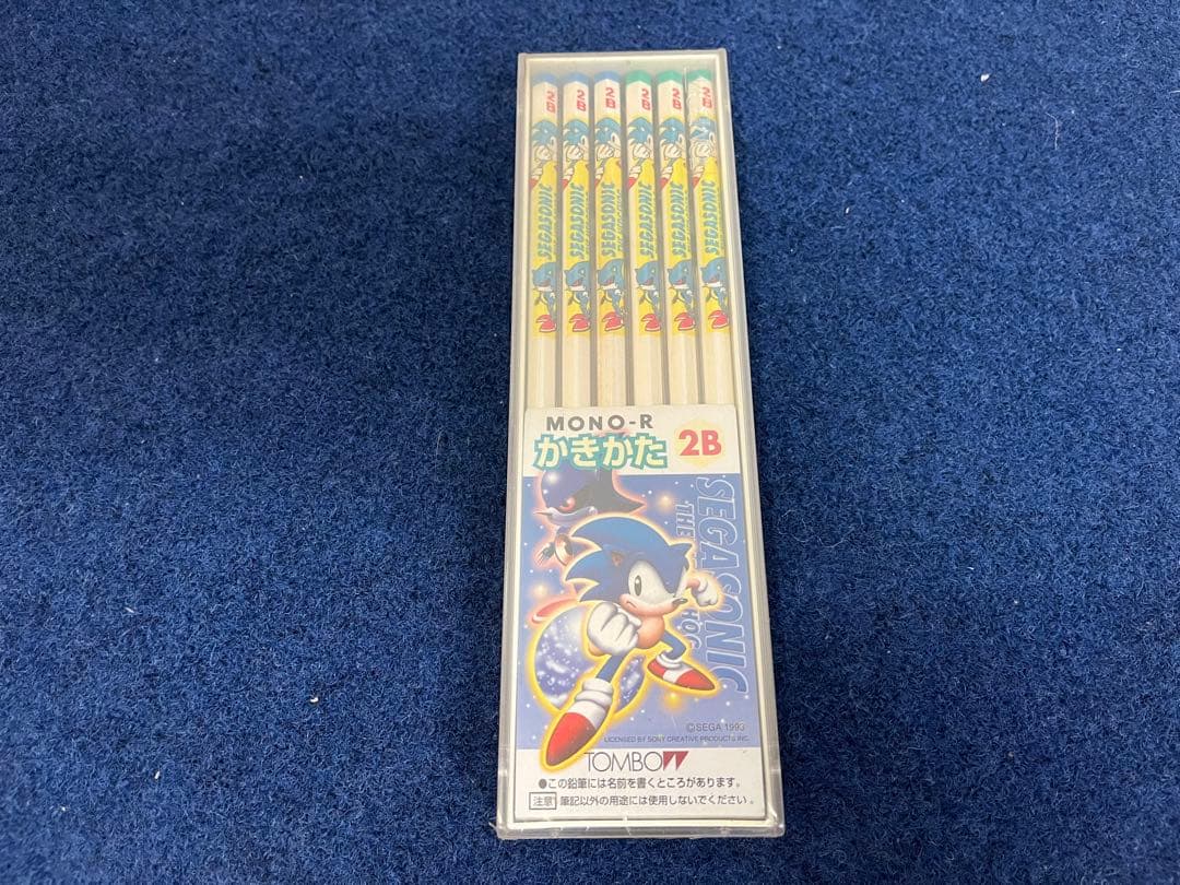【新品未開封】ソニック・ザ・ヘッジホッグ　SEGA 色鉛筆　筆箱　レトロ