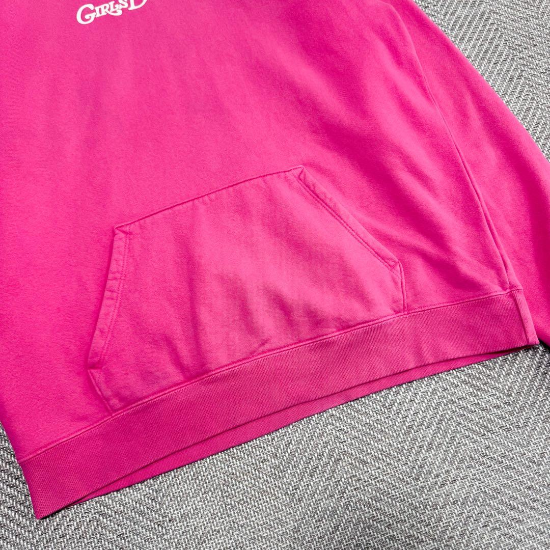 超希少 ガールズドントクライ エンジェル パーカー フーディ ピンク L