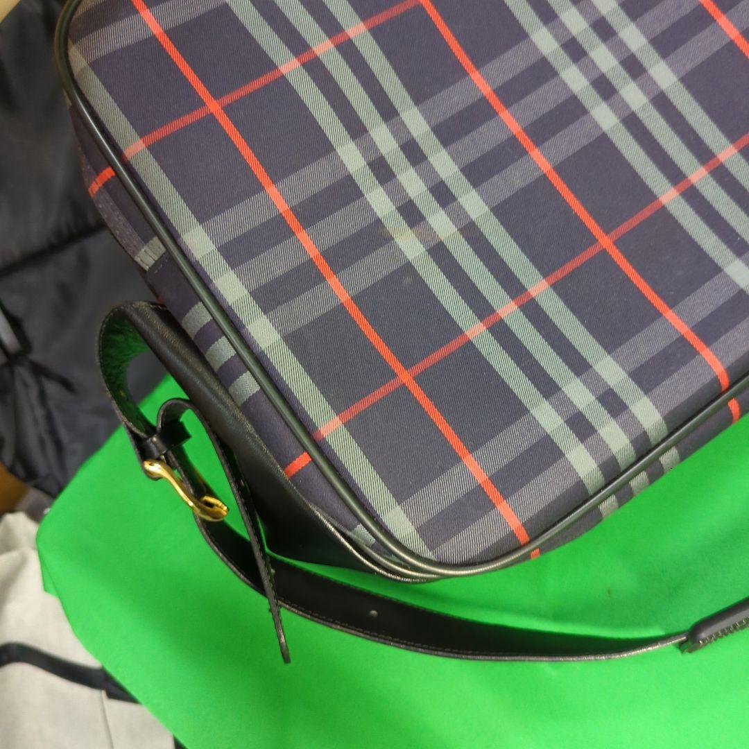 バーバリー　ボストンバッグ　希少デザイン　ヴィンテージ