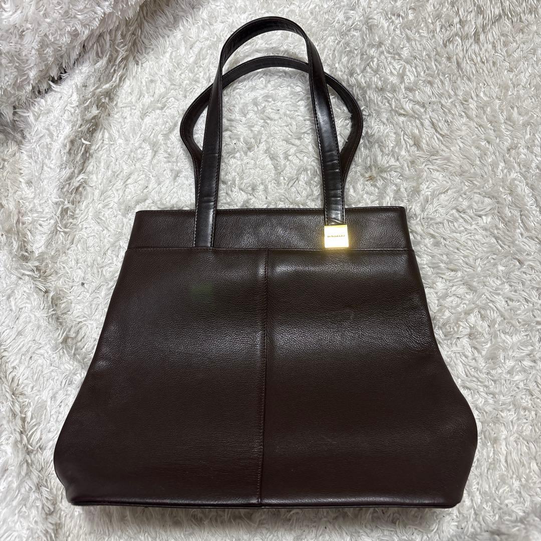 BURBERRY バーバリー ブラウン トートバッグ　本革　レザー