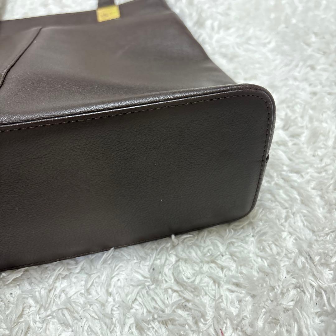 BURBERRY バーバリー ブラウン トートバッグ　本革　レザー