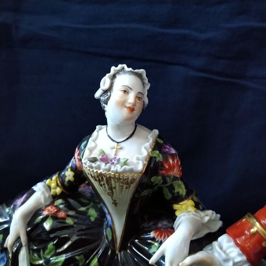 ふーさん✤Meissenフィギュリン『アウグスト三世とマリア・ヨゼファ』✤