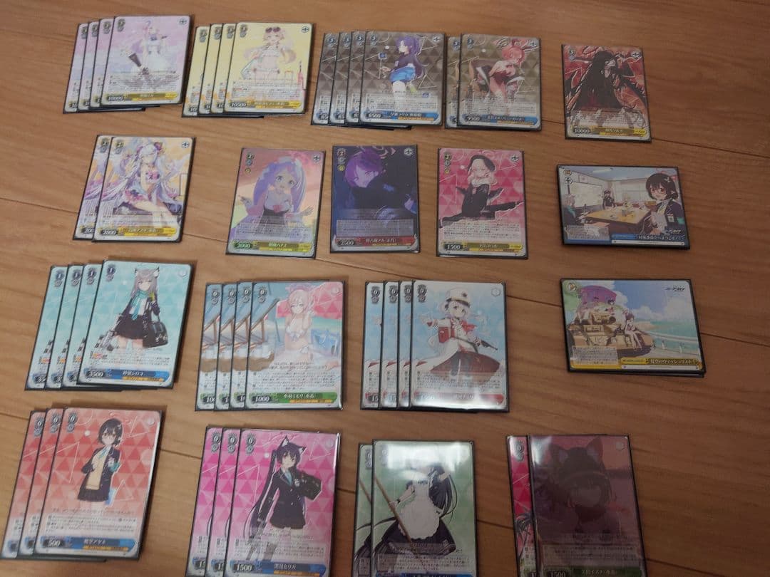 出品7/15まで 最終値下げ WS ブルアカ 7デッキセット+調整パーツ