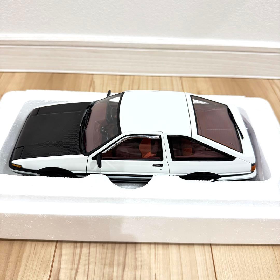 【美品】 Autoart オートアート 頭文字D 1/18 トレノ プラモデル