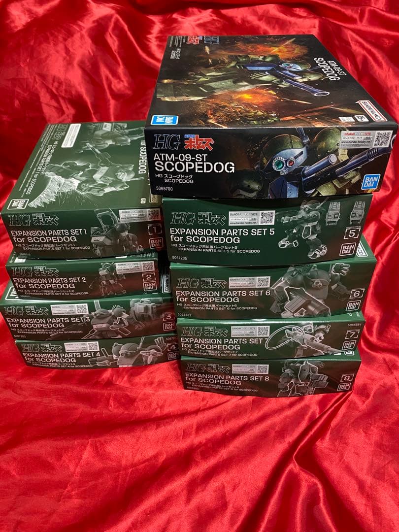 hg スコープドック　拡張パーツ8個セット　新品　未開封　装甲騎兵　ボトムズ