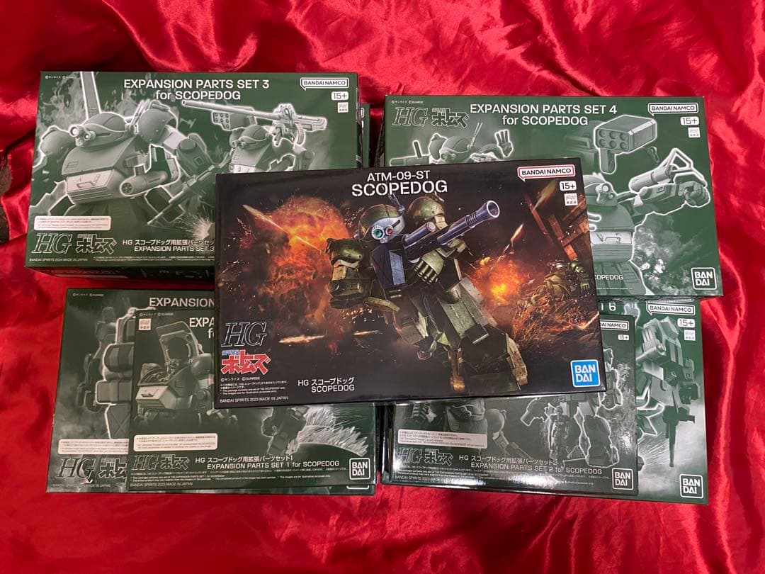 hg スコープドック　拡張パーツ8個セット　新品　未開封　装甲騎兵　ボトムズ