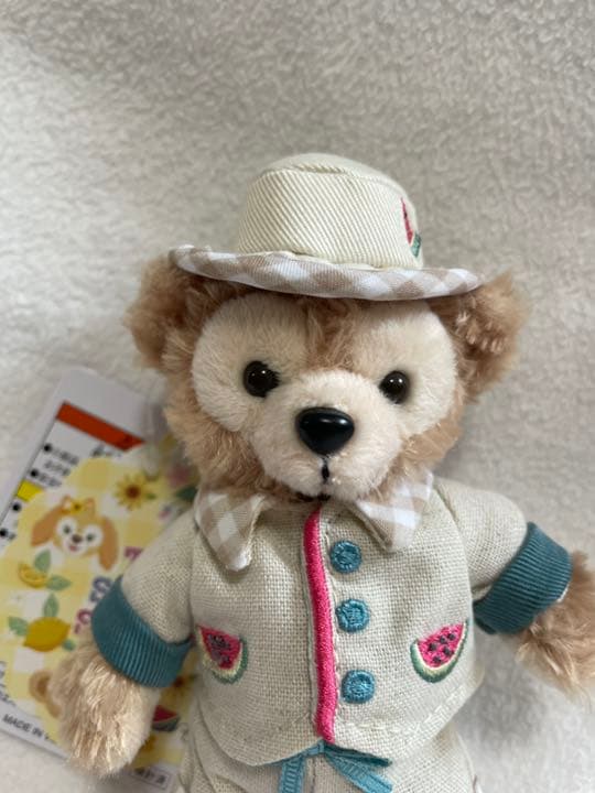 ダッフィー ぬいぐるみバッジ　テイスティーサマー