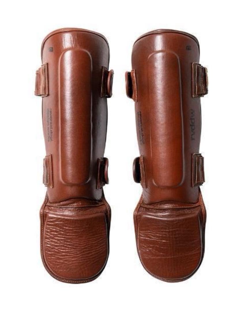 【本革仕様】REVERSAL リバーサル レガース 茶 M レッグガード