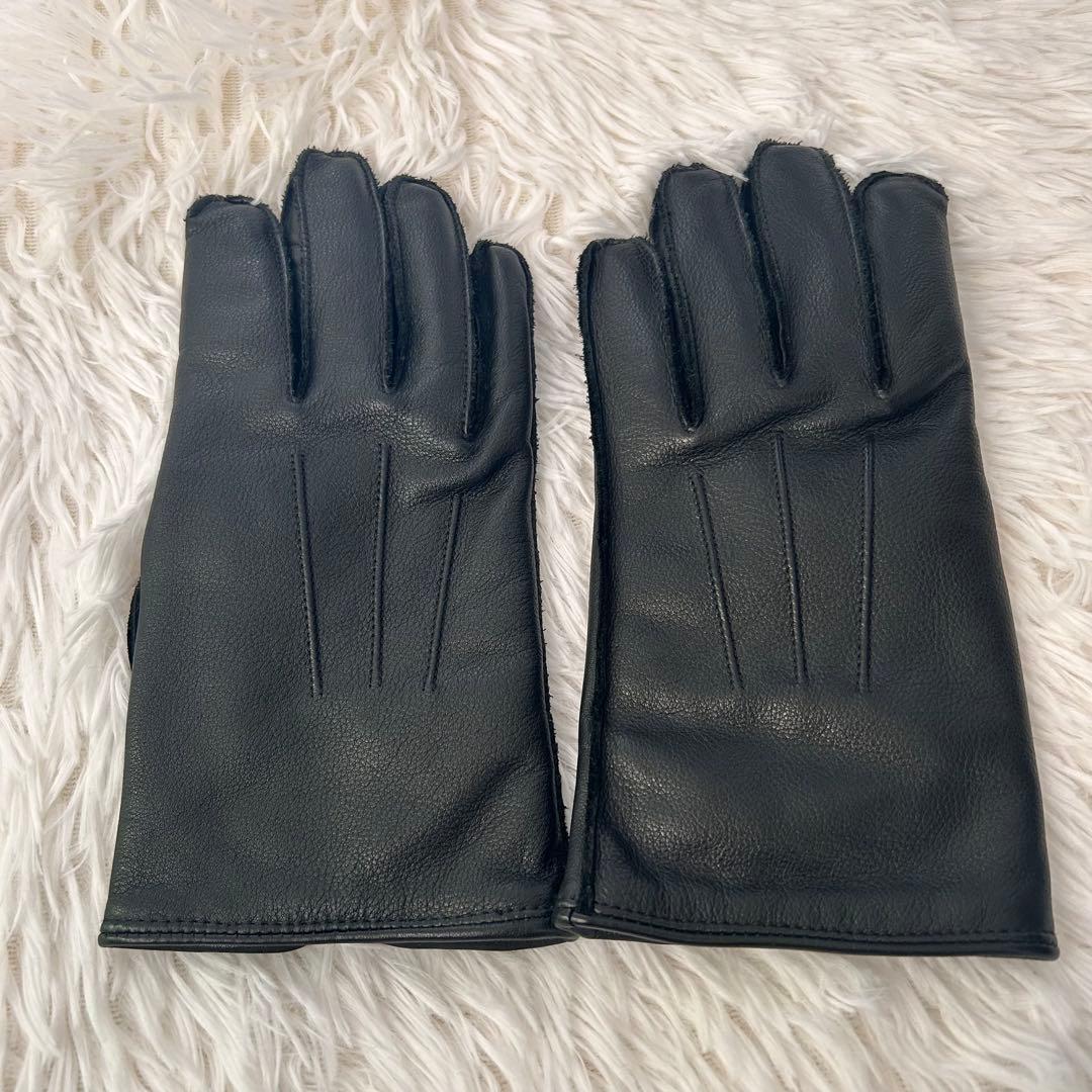 【極美品】RRL ダブルアールエル グローブ M ブラック レザー