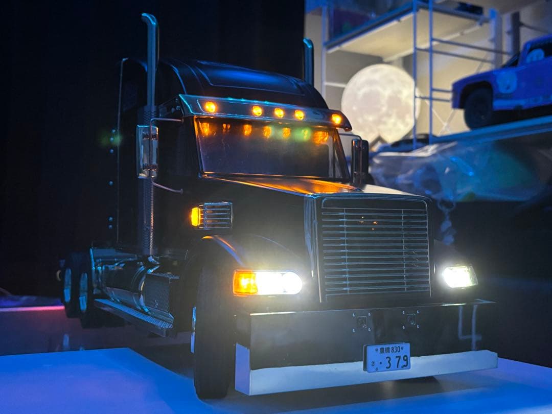 【TAMIYA】1/14ビッグトラック ナイトハウラー(プロポ付きフルオペ)