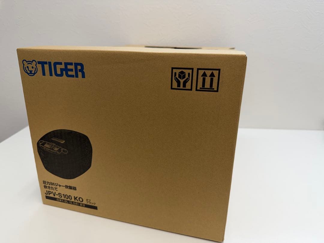 ‼️未開封‼️TIGER 炊飯器 JPV-S100 KO 1.0L 黒
