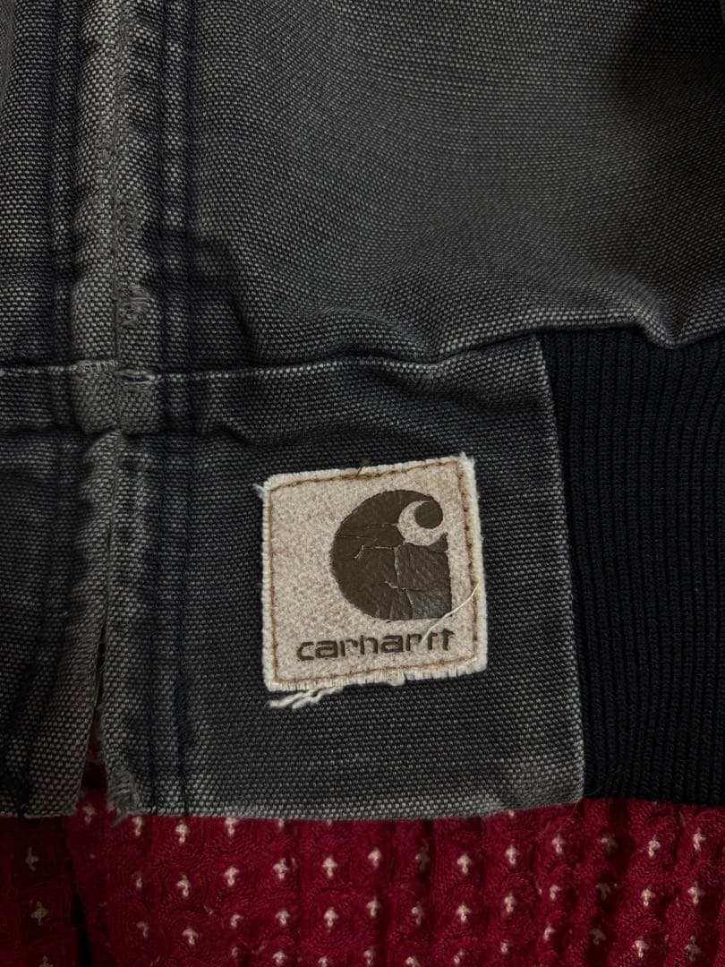 Carhartt アクティブジャケット ネイティブ柄 90s ブラック