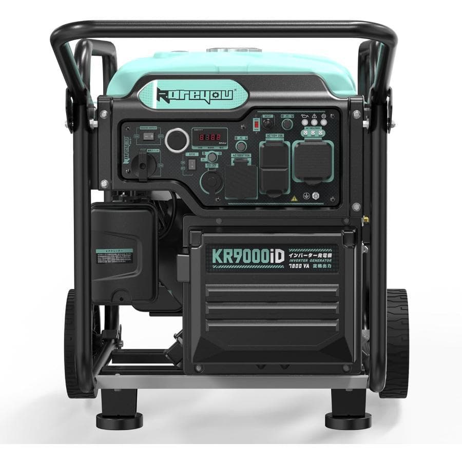 Kareyouインバーター発電機 単相100V/200 ガソリン 7.8kVA