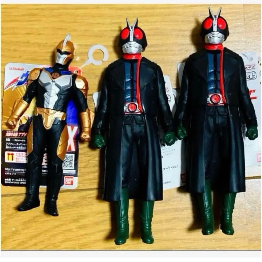 【新品❤️未使用】ムービーモンスター仮面ライダーウルトラマンフィギュア17個セット