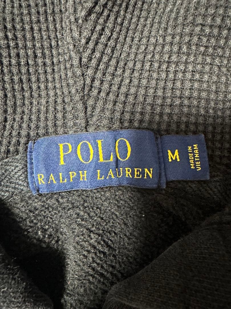 ラルフローレン ジップパーカー ブラック Mサイズ