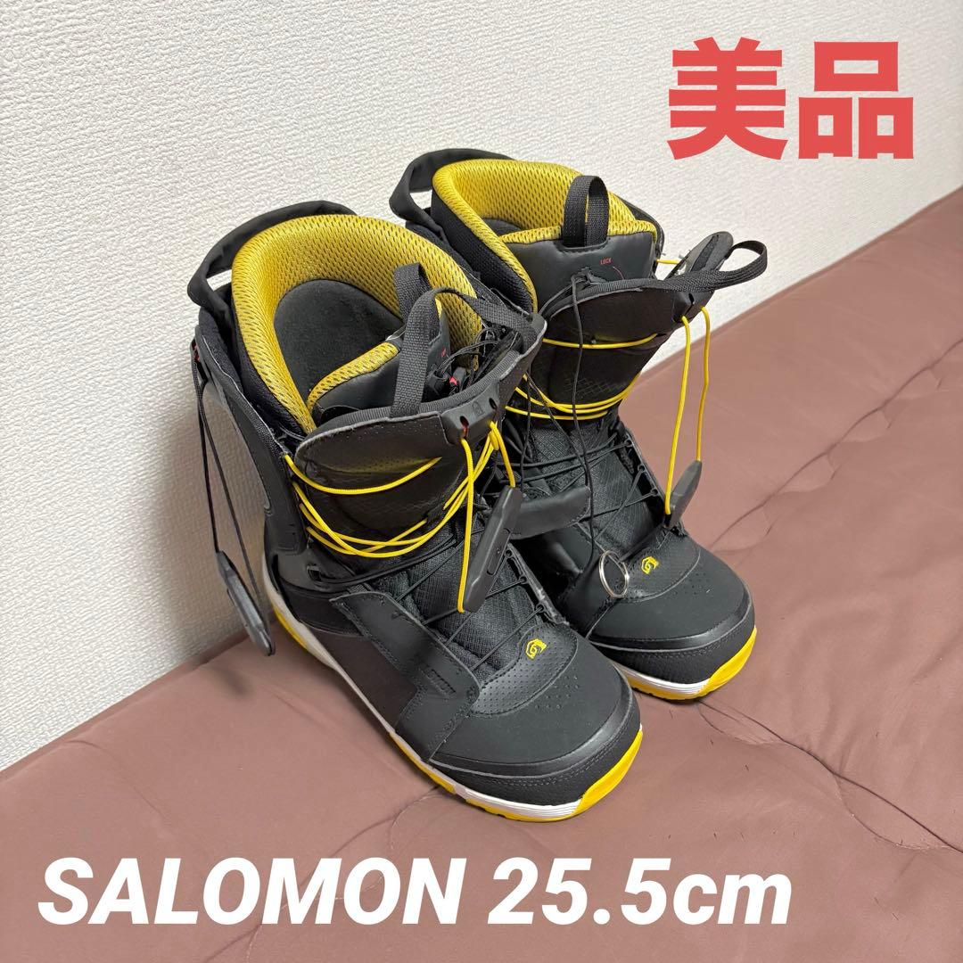 【美品】SALOMON★DIALOGUE WIDE★JP 25.5cm★スノボ★