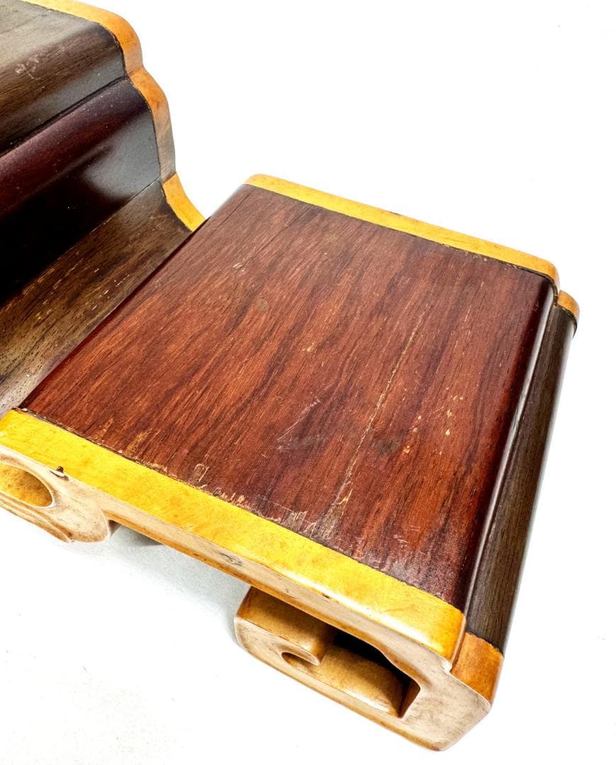 紫檀黄楊木花台 華道 茶道 唐木 香炉台 飾台 唐物 盆栽台 時代WWWT075