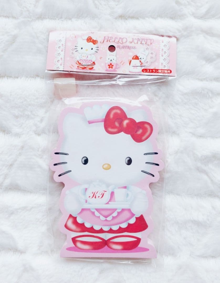 レストラン限定♡ウェイトレスキティダイカットメモ２００１♡レア