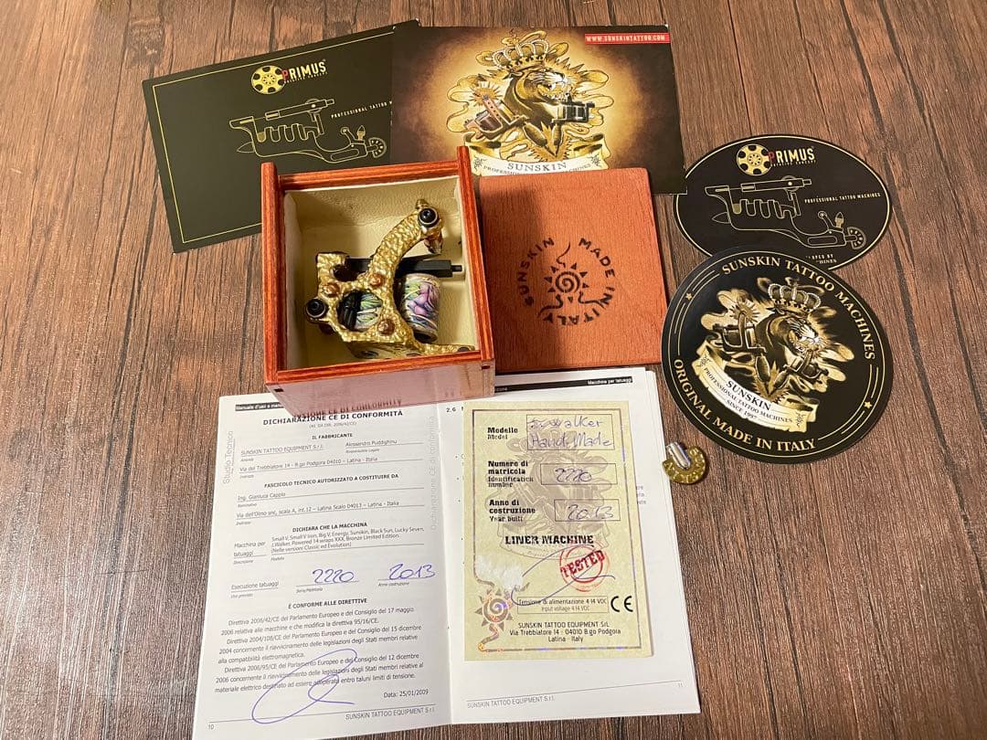 Sunskin tattoomachine liner タトゥーマシン手製の機械