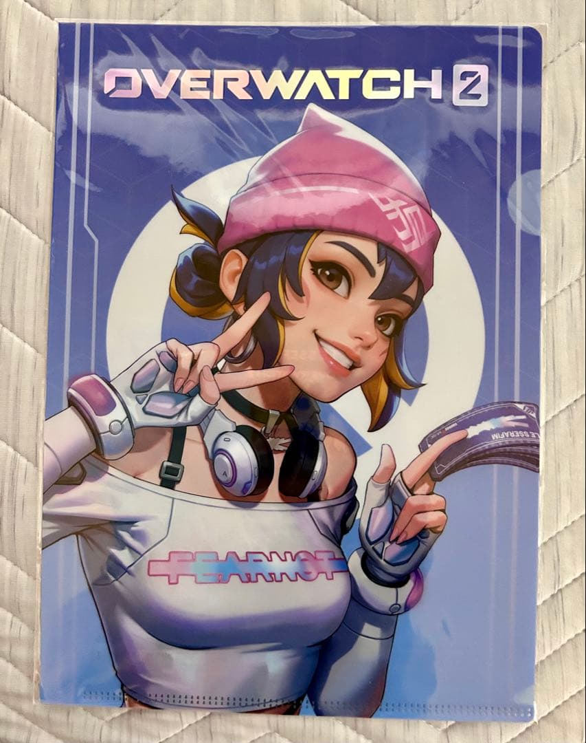 ハ*能様 オーバーウォッチ　キリコ　Le Sserafim コラボ　クリアファイ